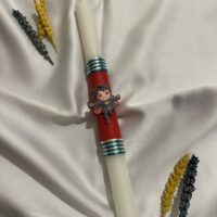 Χειροποίητη αρωματική λαμπάδα «Superman»