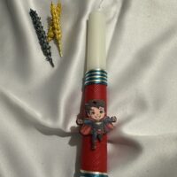 Χειροποίητη αρωματική λαμπάδα «Superman»