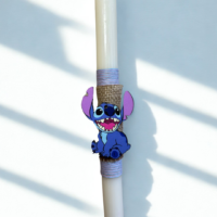 Χειροποίητη αρωματική λαμπάδα «Stitch»